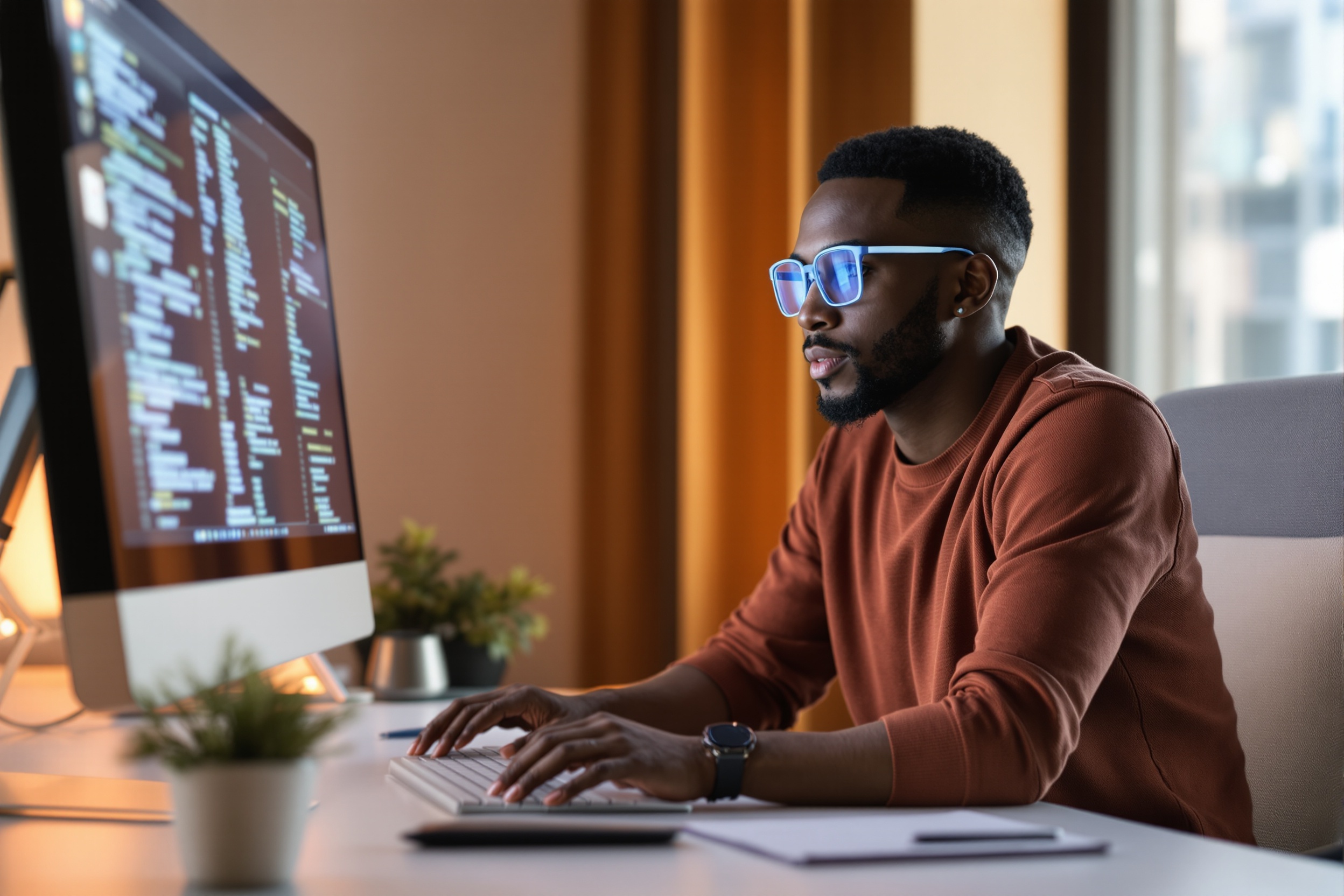 A roundup and buyer's guide to the most effective blue light blocking glasses for digital eye strain prevention, with a focus on science-backed options for people who spend long hours on screens. illustration