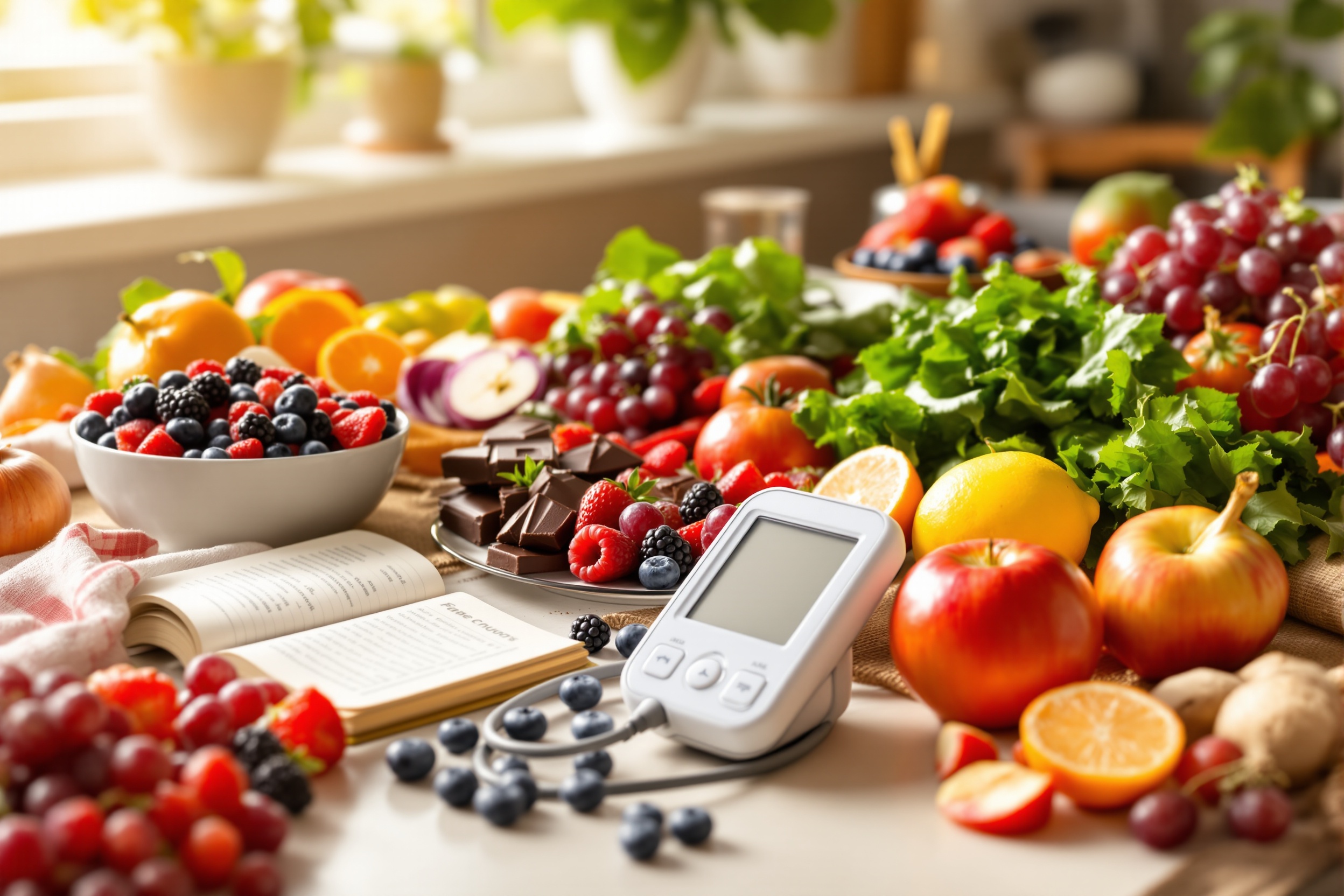 Exploring the role of dietary flavonoids in managing and preventing hypertension, including foods rich in flavonoids, how they affect blood pressure, and practical tips for incorporating them into daily meals. illustration