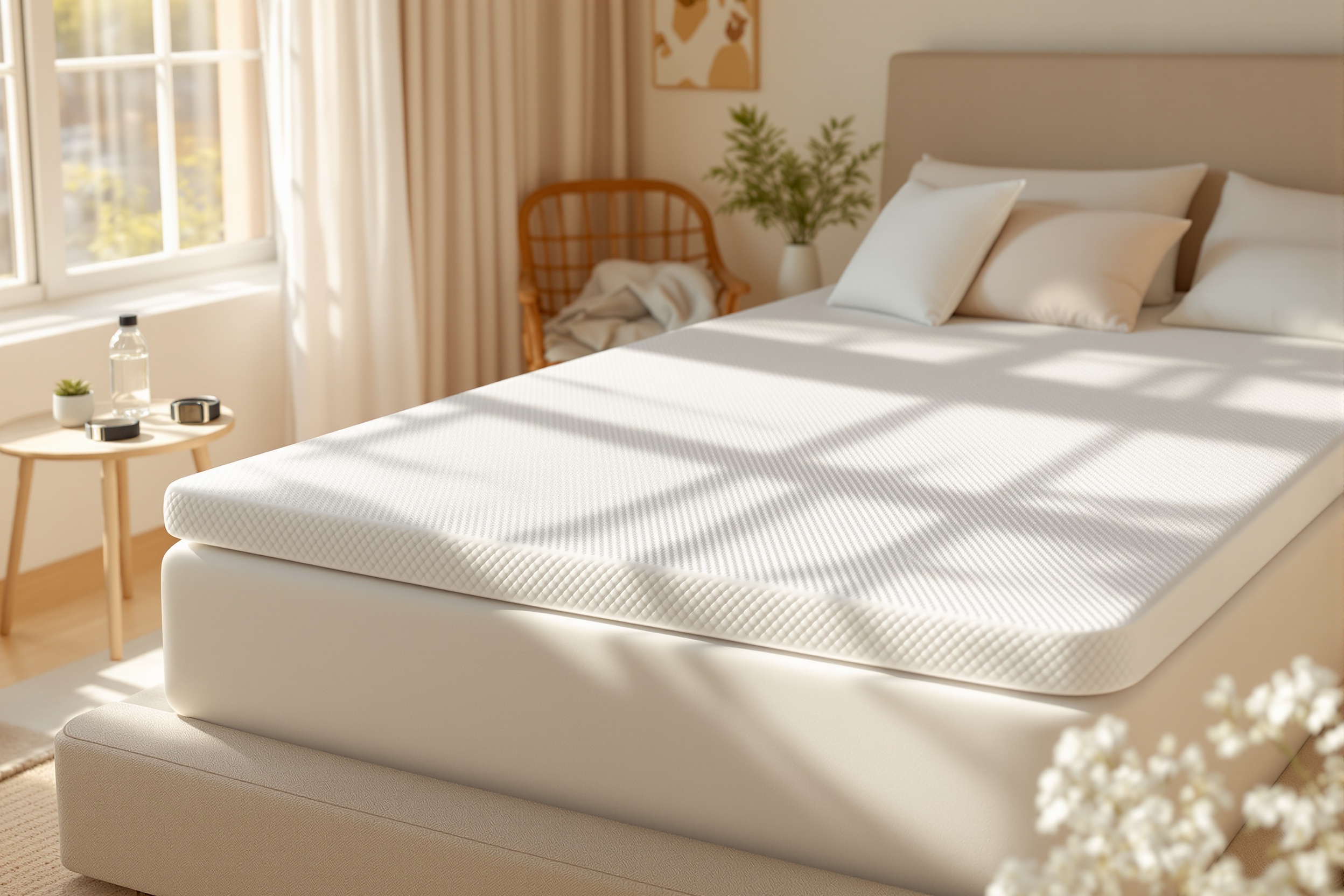 A comprehensive roundup and buyer's guide comparing the best cooling mattress toppers designed to improve sleep quality and speed post-exercise recovery for hot sleepers and athletes. illustration
