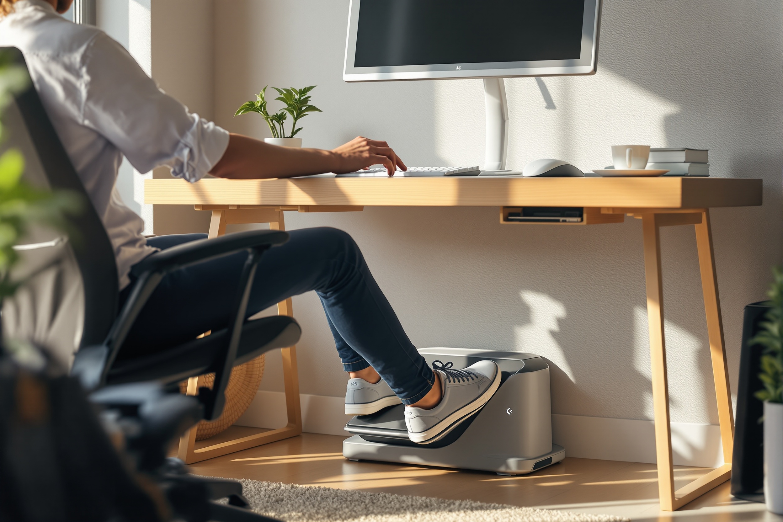 Review and comparison of the best under-desk elliptical machines for boosting daily movement and active sitting in home offices illustration