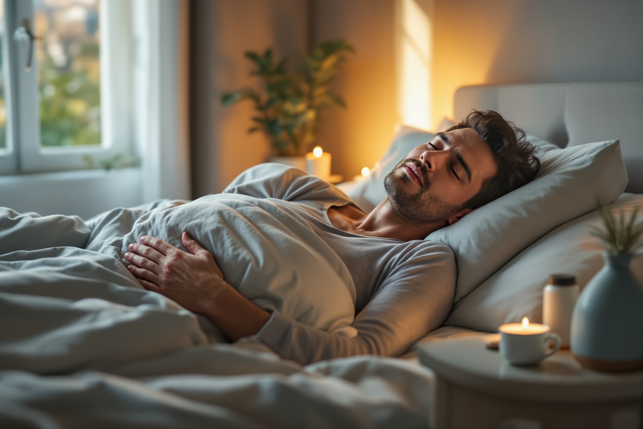 Exploring the impact of chronic pain conditions (like fibromyalgia, arthritis, or neuropathy) on sleep quality, and examining proven strategies to improve restorative sleep in those living with persistent pain. illustration