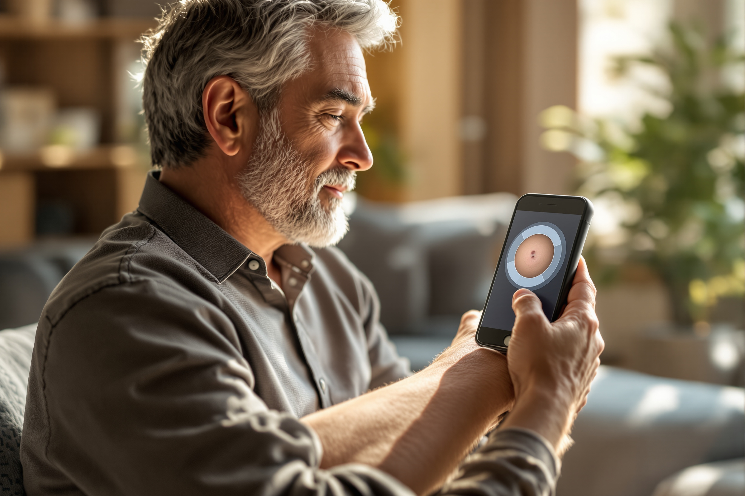 Reviewing the best at-home skin mole check devices for early detection of skin cancer risk in adults over 40 illustration