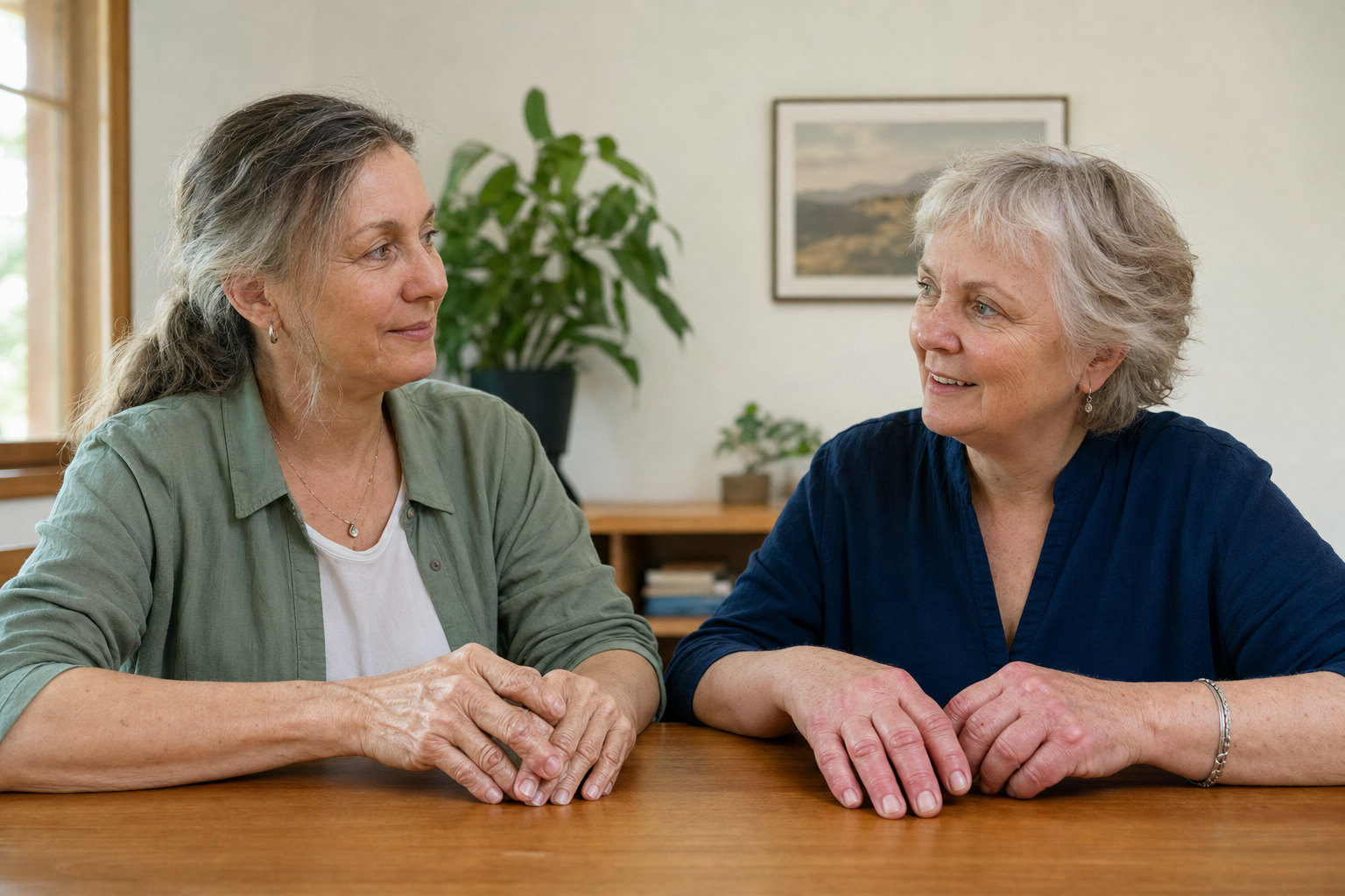 Comparison of hands showing osteoarthritis bony knuckles and rheumatoid arthritis swelling.