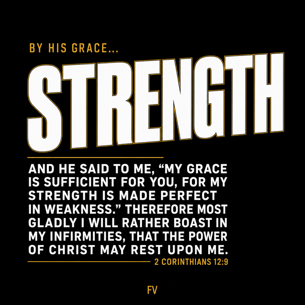 By His Grace...